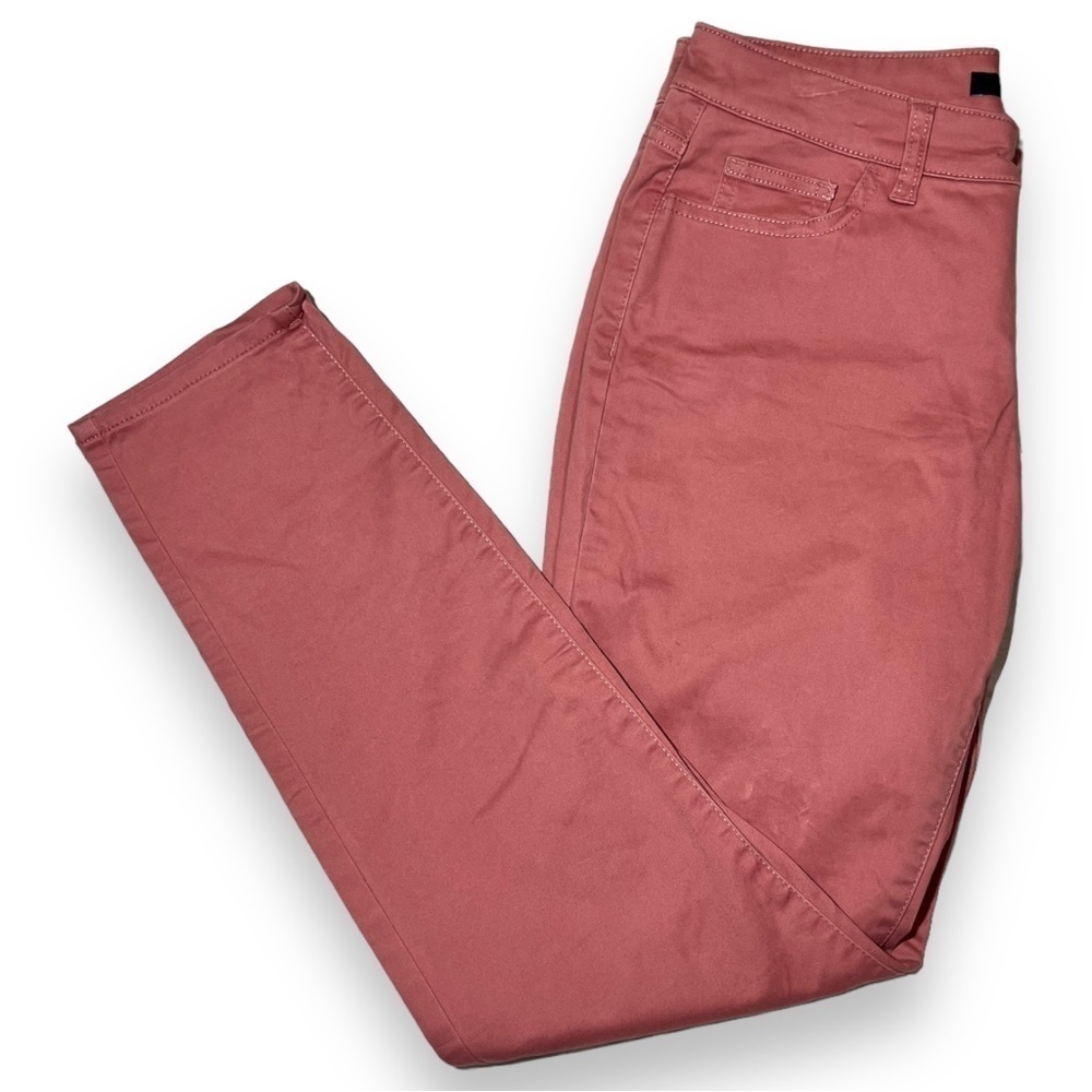 Chaps Women’s Straight Leg Twill Pants Dusty Rose Size 4